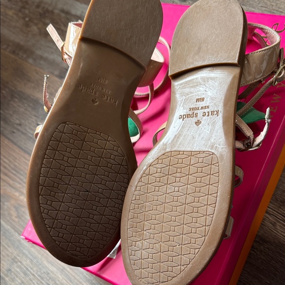Kate Spade Columbus Floral Embellished Gladiator Sandals - Size 8.5 - Picture 7 of 9
